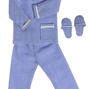 MEN'S PAJAMAS W/SLIPPERS