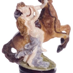 RIDING A HORSE