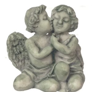 TWO CHERUBS/GREEN