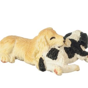 SLEEPING PUPPY PAIR