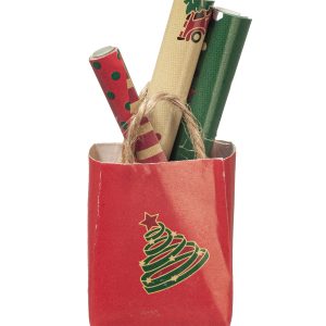 CHRISTMAS WRAP SHOP BAG