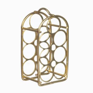 BRASS WINE RACK