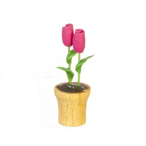 2 ROSES IN POT