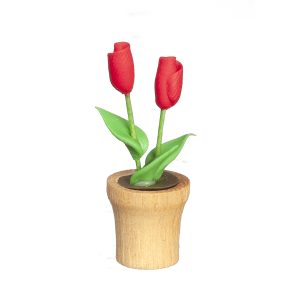 2 ROSES IN POT