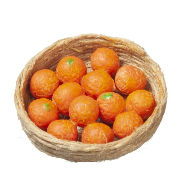 ORANGES IN BASKET^