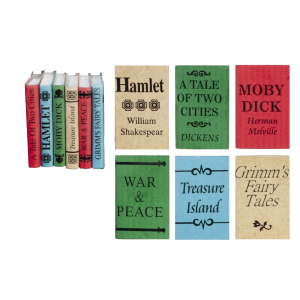 BOUND BOOKS/6 TITLES/12pc