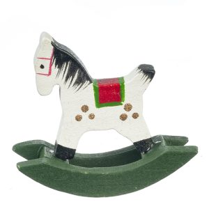 WOODEN ROCKING HORSE