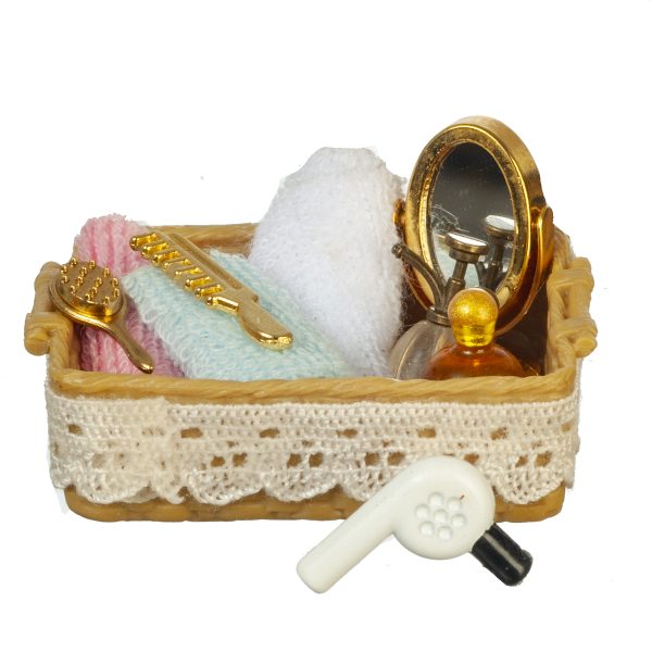 VANITY SET IN BASKET
