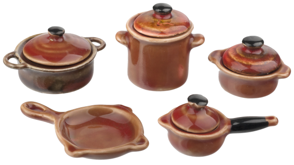RUSTIC COOKWARE/SET/9