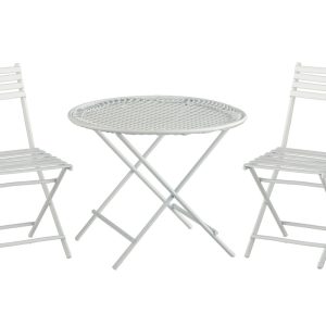 PATIO SET/3/WHITE WIRE