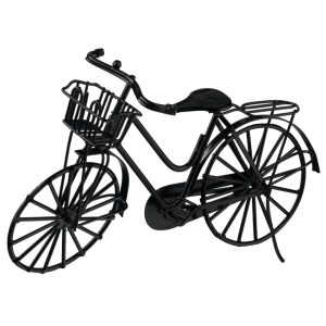 BLACK BICYCLE W/BASKET