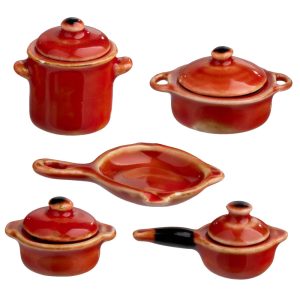 RED OCHRE COOKWARE SET/9