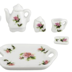 COFFEE SET/8/PINK/ROSE