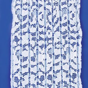 CURTAINS/LACE PANEL/WHITE