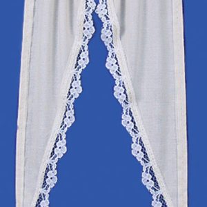 CURTAINS/TIFFANY RUF/ECRU
