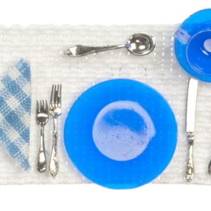 PLACE SETTING/COBALT BLUE