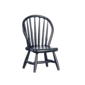 WINDSOR SIDE CHAIR/BLACK