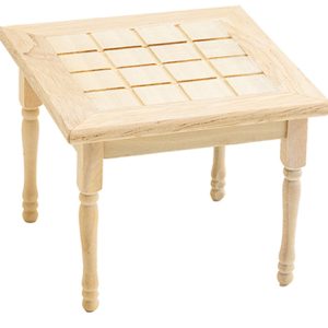 SQUARE TABLE/UNFINISHED