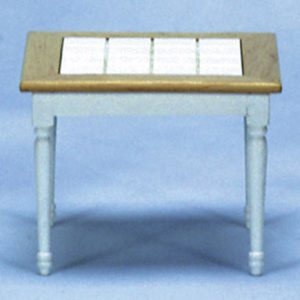 SQUARE TABLE/WHITE/OAK