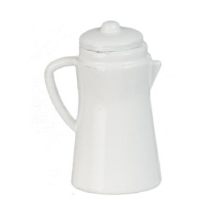 WHITE COFFEE POT