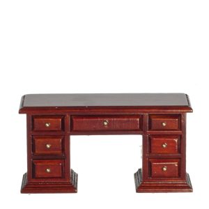 LIBRARY DESK/MAHOGANY