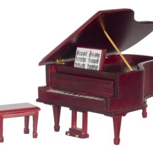PIANO W/BENCH/MAHOGANY/CB
