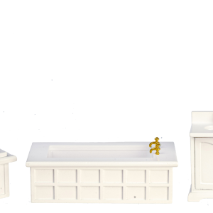 VICT.BATH SET/3/WHITE
