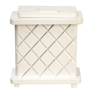 CLOTHES HAMPER/WHITE/CB