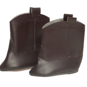 COWBOY BOOTS/BRN/18inDOLL