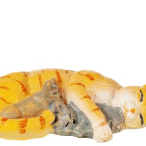 CAT W/KITTENS/ORANGE
