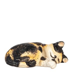 CAT LAYING RIGHT/CALICO