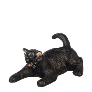 PLAYING CAT/BLACK