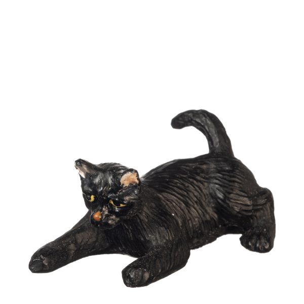 PLAYING CAT/BLACK