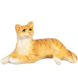 LAYING CAT/ORANGE