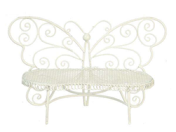 BUTTERFLY BENCH/WHITE