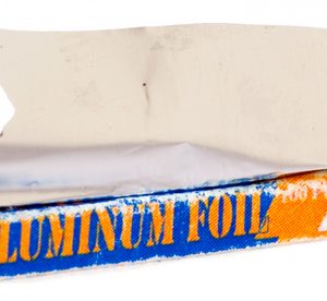 ALUMINUM FOIL BOX W/FOIL
