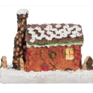 1in GINGERBREAD LOG CABIN