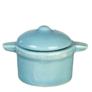 CERAMIC POT/LIGHT BLUE