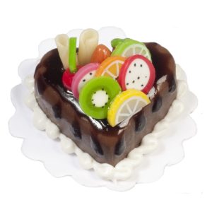 HEART SHAPED CHOC.CAKE