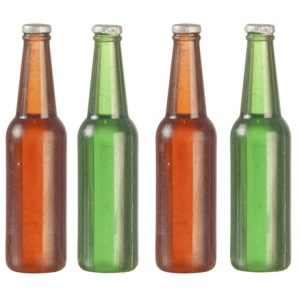 BEER BOTTLES/4/2BRN/2GRN