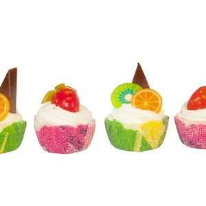 CUPCAKES/ASSORTED/SET/4