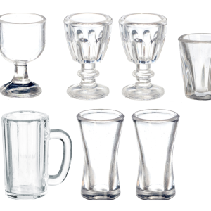 GLASSES/SET OF 10