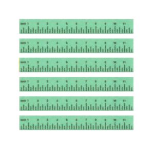 RULER/GREEN/SET/6