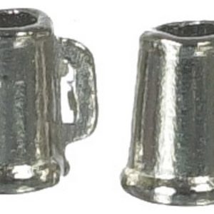 PEWTER BEER MUGS/2