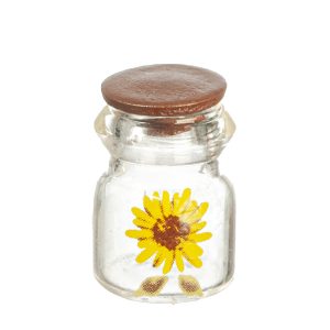 GlassJarSunflowerWalntLid