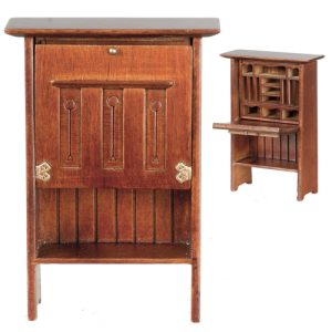 WRITING DESK W/CUPBOARD