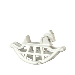ROCKING HORSE/WHITE