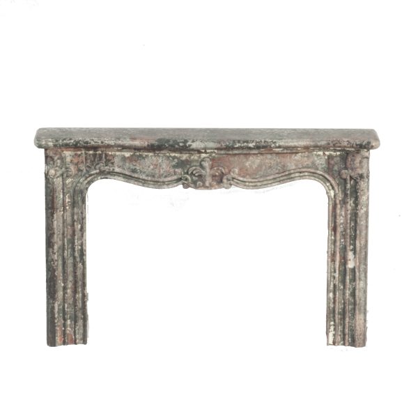 MARBLE FINISHED FIREPLACE