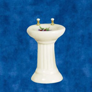 SINK/WHITE W/DECAL