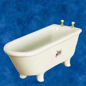 BATHTUB/WHITE W/DECAL